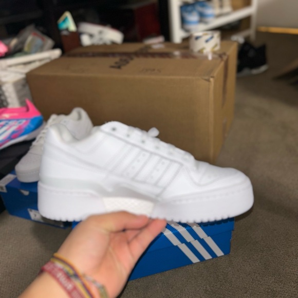 Adidas Forum Bold Stripes W White Sneakers - Picture 4 of 16